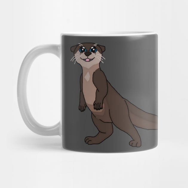 Adorable Otter by HuskyWerewolf